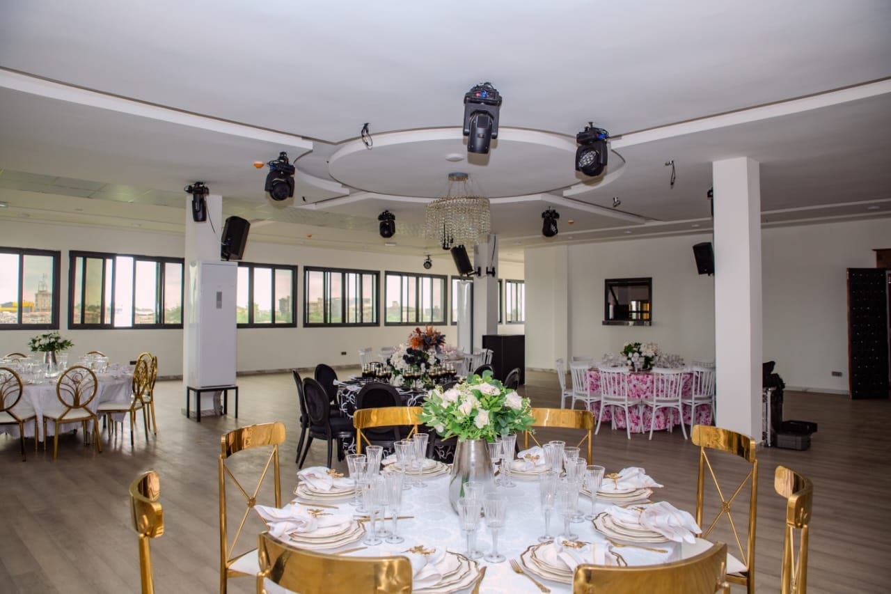 Salle de réception en journée