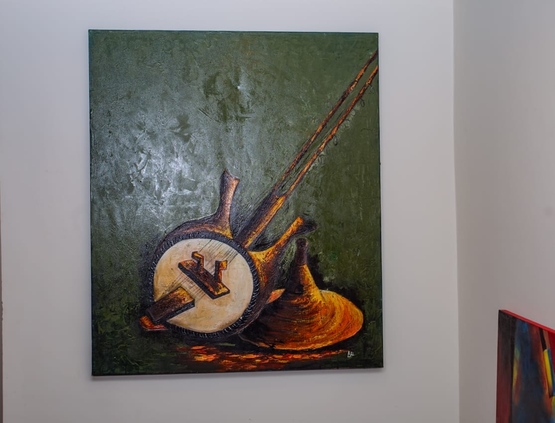 Œuvre d'art exposée à l'hôtel